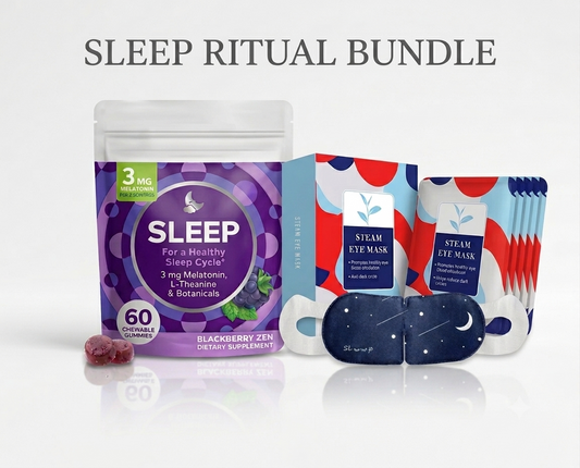 Sleep Ritual Bundle – Sleep Gummies + Steam Eye Mask