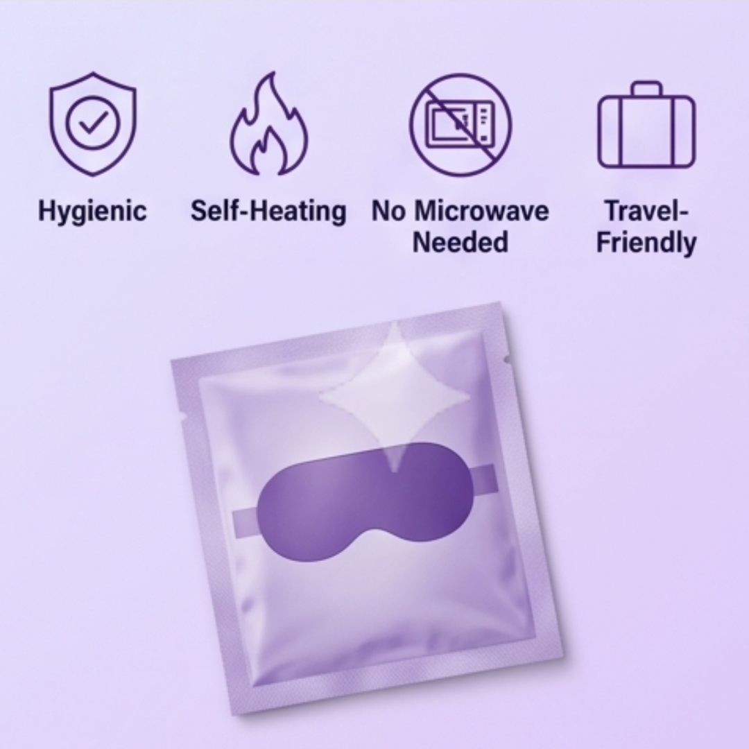 Sluump Steam Eye Mask – Self-Heating Relief for Tired Eyes